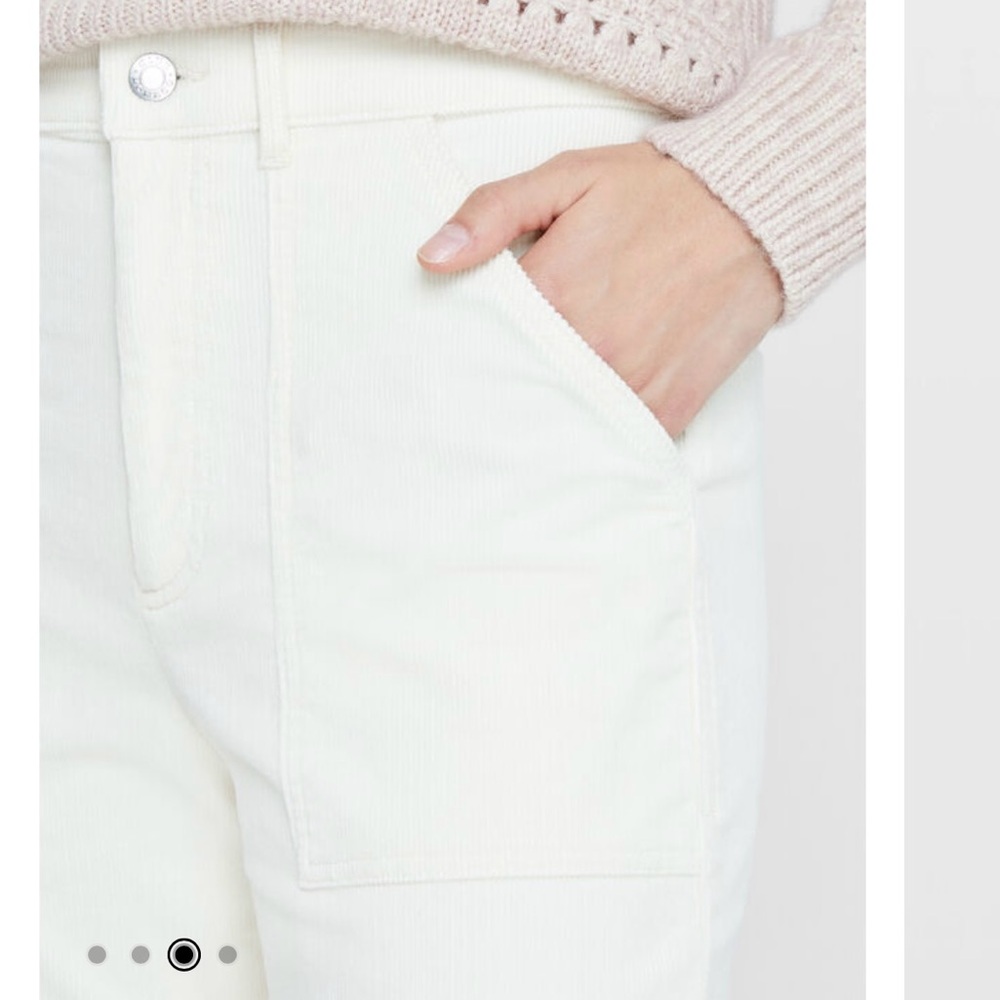 Cream corduroy pants size 4 club Monaco